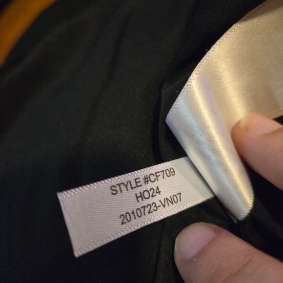 J.Crew Black Chiffon Midi Skirt CF709 Women’s Medium - Picture 5 of 10